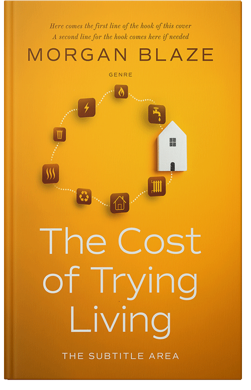 Front view of Premade Business Book Cover - California