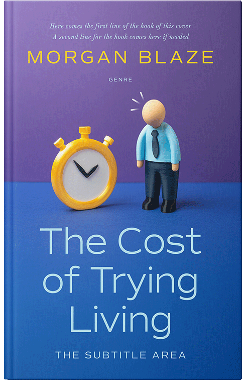 Front view of Premade Self-Improvement & Self-Help Book Cover - San Marino