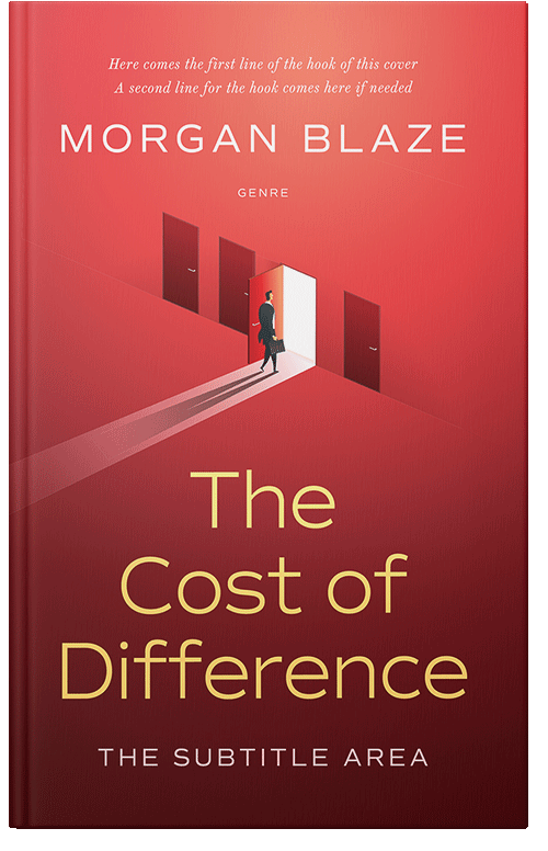 Front view of Premade Business Book Cover - Valencia