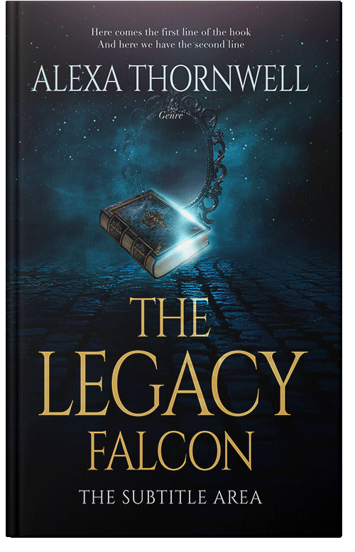 Front view of Custom & Premade Fantasy Book Cover - Ebony #35910 | BookCoverZone*