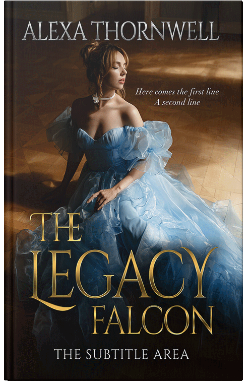 Front view of Custom & Premade Romance Book Cover - Bison Hide #35918 | BookCoverZone*