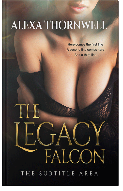 Front view of Custom & Premade Erotica Book Cover - Brandy #35921 | BookCoverZone*