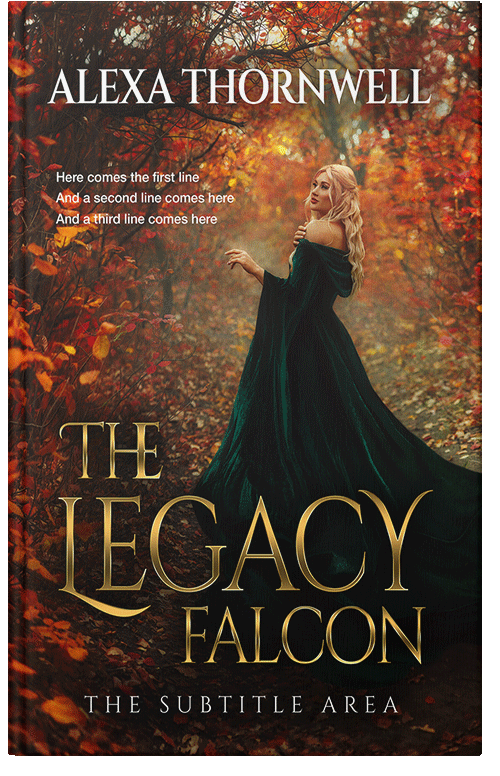 Front view of Premade Fantasy Book Cover - Tussock