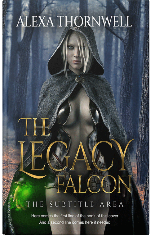 Front view of Custom & Premade Fantasy Book Cover - Outer Space #35932 | BookCoverZone*