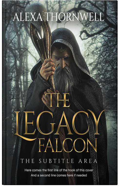 Front view of Custom & Premade Fantasy Book Cover - Shark #35938 | BookCoverZone*