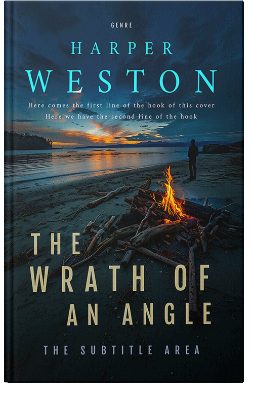 Front view of Custom & Premade Nature Book Cover - Firefly #35951 | BookCoverZone*