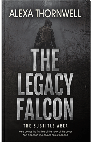 Premade Book Cover Cod Gray