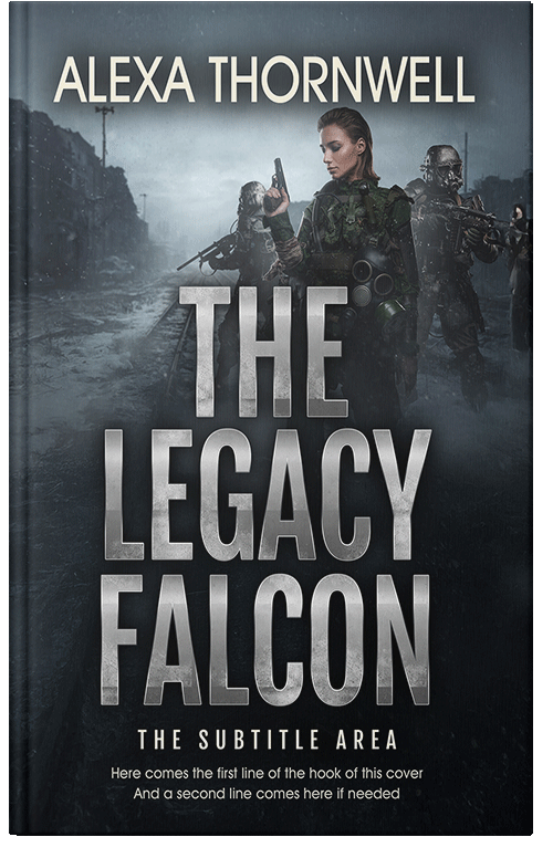 Front view of Custom & Premade Apocalyptica Book Cover - Shark #35956 | BookCoverZone*