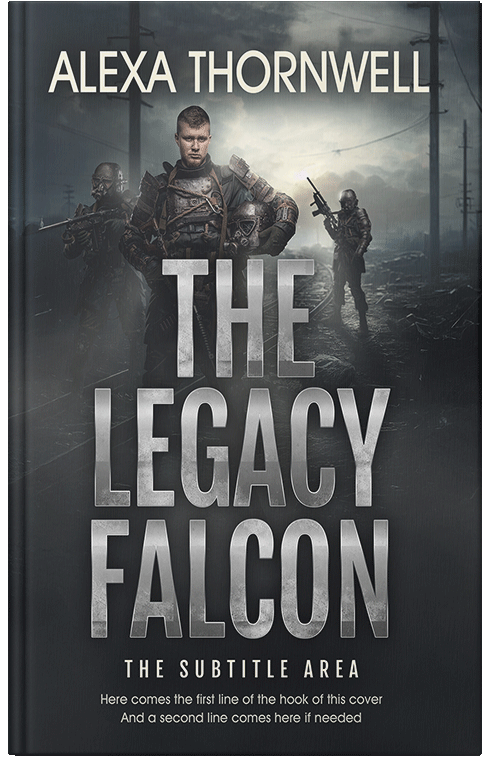 Front view of Custom & Premade Apocalyptica Book Cover - Shark #35957 | BookCoverZone*