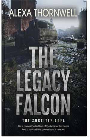 Premade Book Cover Silver Sand