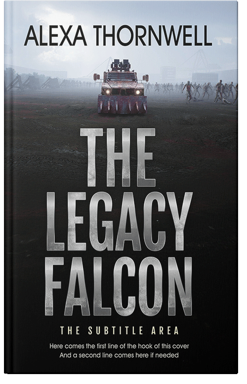 Front view of Custom & Premade Apocalyptica Book Cover - Cod Gray #35965 | BookCoverZone*