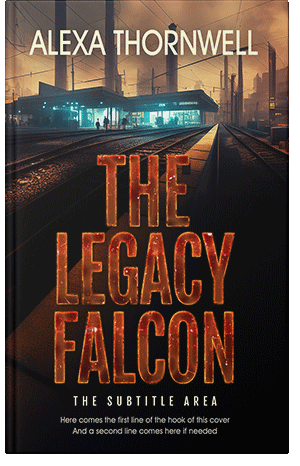 Premade Book Cover Antique Brass