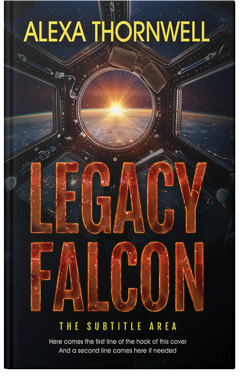 Front view of Custom & Premade Science Fiction Book Cover - Copper #35969 | BookCoverZone*