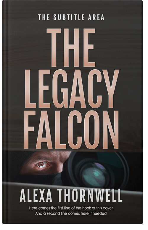 Front view of Custom & Premade Mystery & Thriller & Suspense Book Cover - Clam Shell #35985 | BookCoverZone*