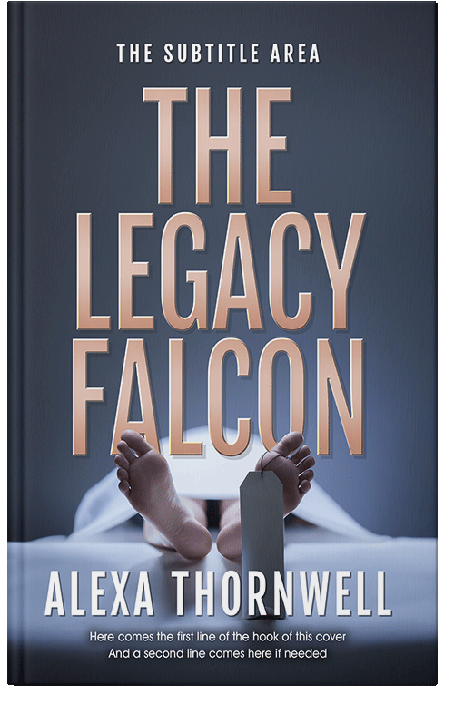 Front view of Custom & Premade Mystery & Thriller & Suspense Book Cover - Oxford Blue #35989 | BookCoverZone*