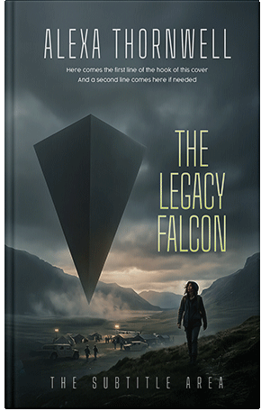 Premade Book Cover Outer Space