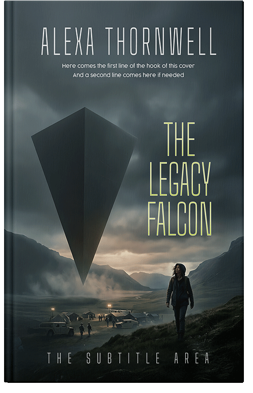 Front view of Custom & Premade Science Fiction Book Cover - Outer Space #36017 | BookCoverZone*