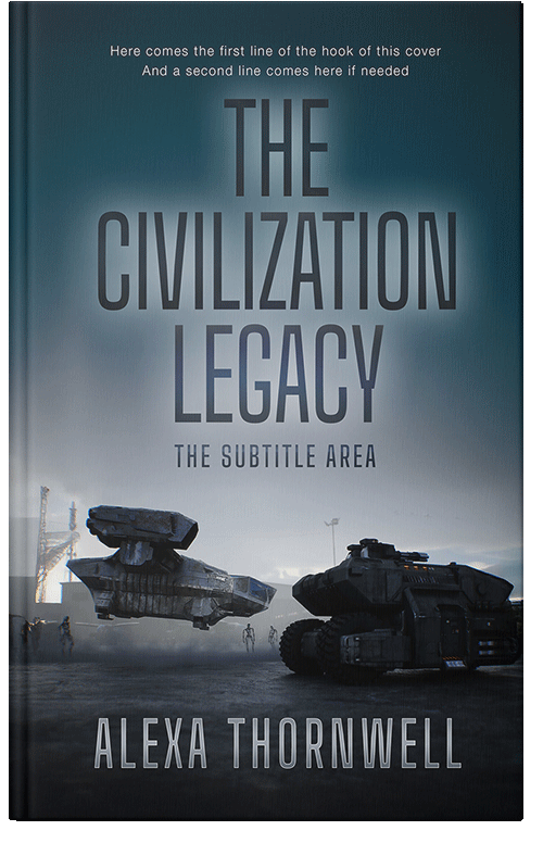 Front view of Custom & Premade Science Fiction Book Cover - Gable Green #36021 | BookCoverZone*