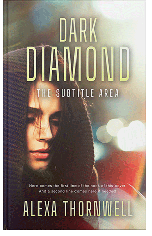 Premade Book Cover Beryl Green