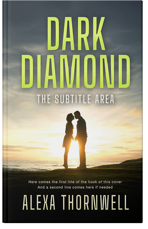 Front view of Custom & Premade Romance Book Cover - Fall Green #36037 | BookCoverZone*