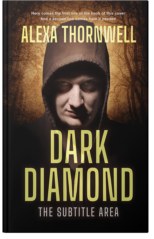 Front view of Custom & Premade Mystery & Thriller & Suspense Book Cover - Laser #36050 | BookCoverZone*