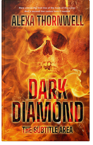 Premade Book Cover Rock Spray