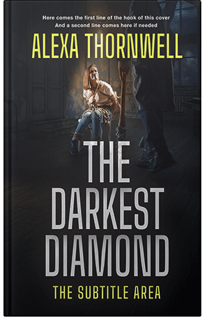 Premade Book Cover Thistle Green