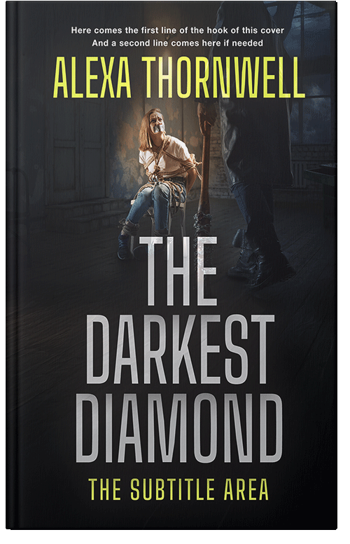 Front view of Custom & Premade Mystery & Thriller & Suspense Book Cover - Thistle Green #36057 | BookCoverZone*