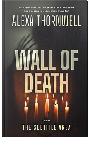 Premade Book Cover Woody Brown