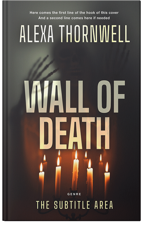 Front view of Custom & Premade Horror Book Cover - Woody Brown #36061 | BookCoverZone*