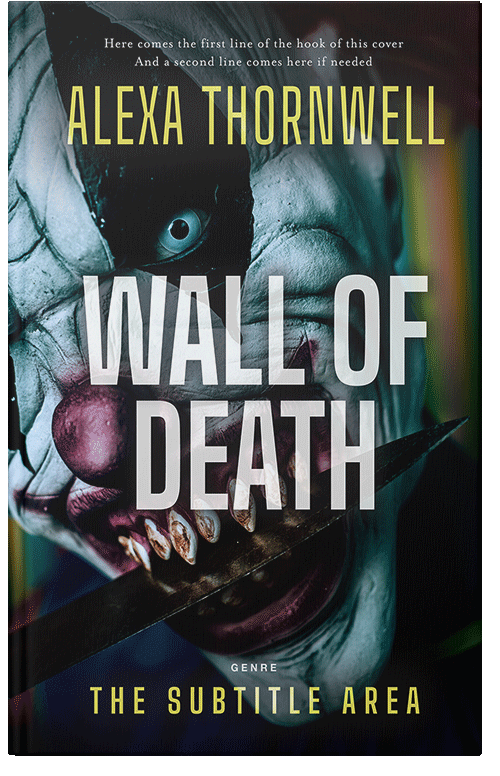 Front view of Custom & Premade Horror Book Cover - Moon Mist #36063 | BookCoverZone*