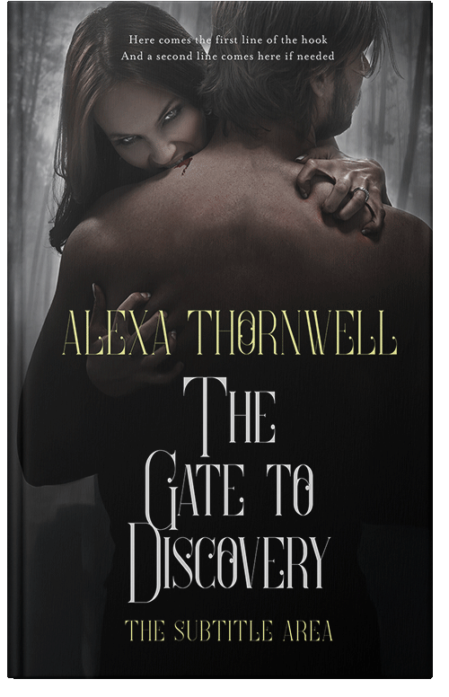 Front view of Custom & Premade Horror Book Cover - Cod Gray #36071 | BookCoverZone*