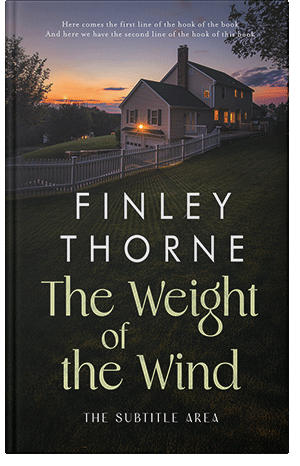 Premade Book Cover Log Cabin