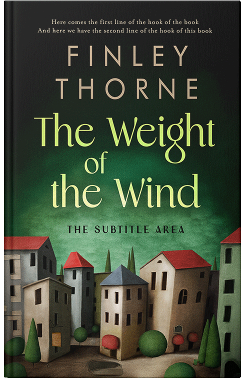 Front view of Custom & Premade Literary Fiction Book Cover - Indian Khaki #36078 | BookCoverZone*