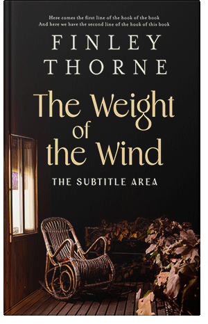 Premade Book Cover Tan