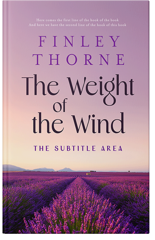 Front view of Custom & Premade Nature Book Cover - Blossom #36086 | BookCoverZone*