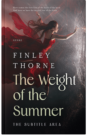 Premade Book Cover Cocoa Brown