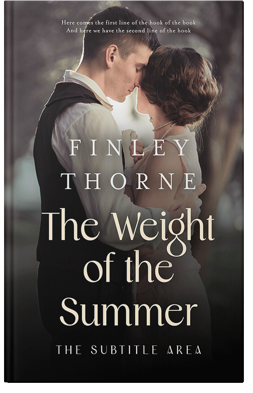 Front view of Custom & Premade Romance Book Cover - Thunder #36102 | BookCoverZone*