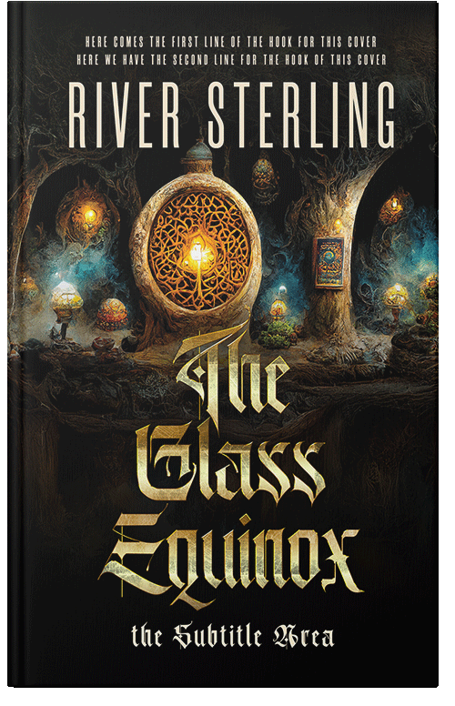 Front view of Custom & Premade Fantasy Book Cover - Tan #36106 | BookCoverZone*