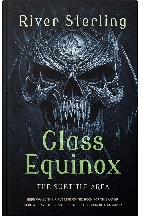 Front view of Custom & Premade Horror Book Cover - Ebony #36129 | BookCoverZone*