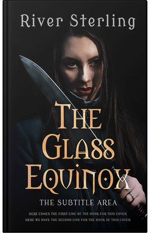 Premade Book Cover Tan