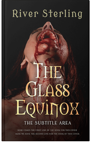 Premade Book Cover Antique Brass