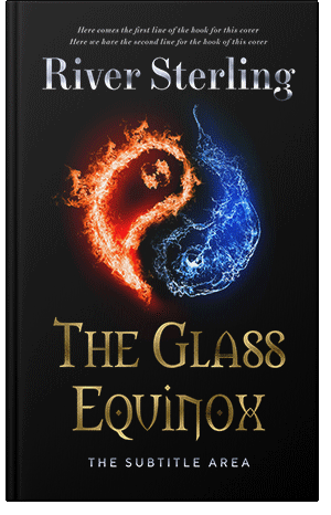 Premade Book Cover Antique Brass