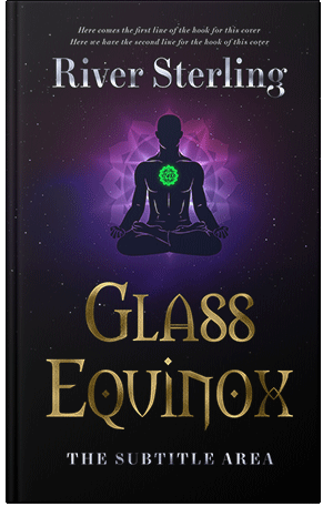 Premade Book Cover Black