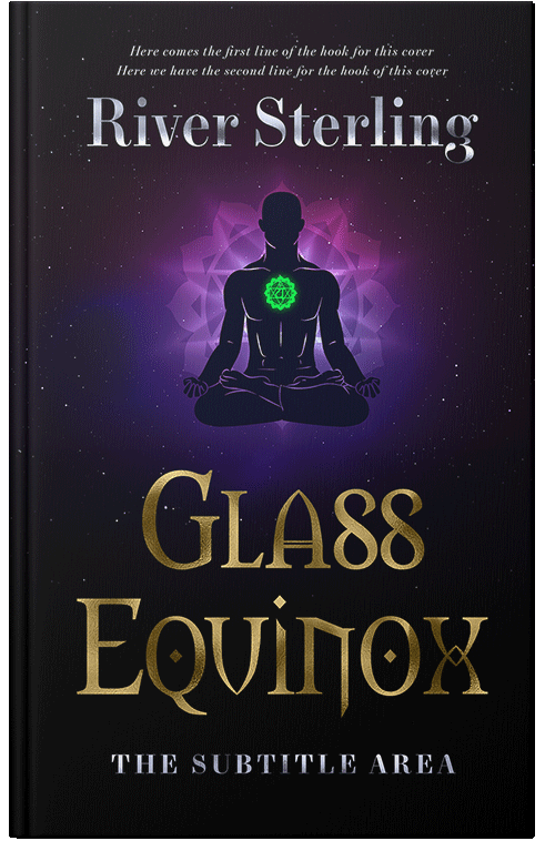 Front view of Custom & Premade Health & Mind & Body Book Cover - Black #36150 | BookCoverZone*