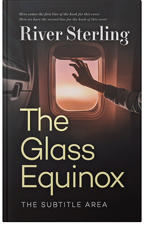 Premade Book Cover Cocoa Brown