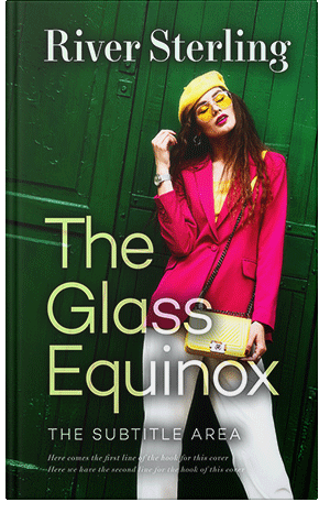 Premade Book Cover Palm Green