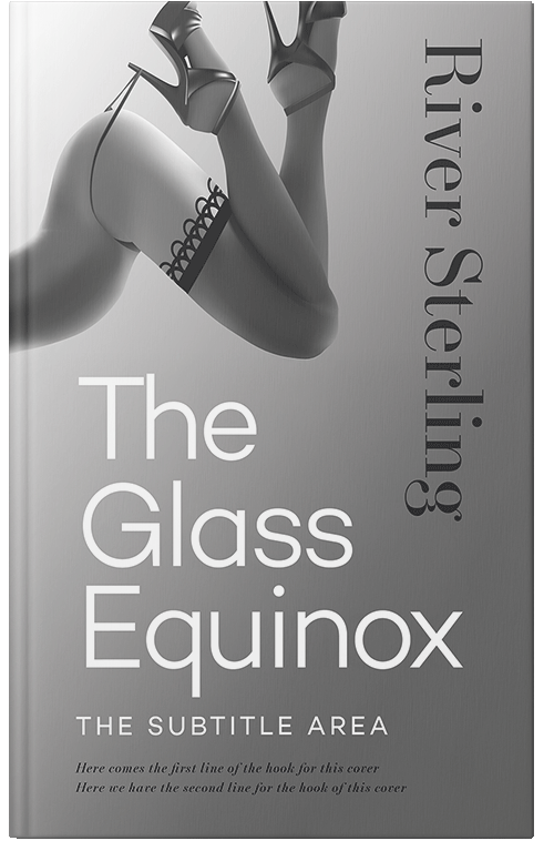 Front view of Custom & Premade Erotica Book Cover - Gray #36160 | BookCoverZone*