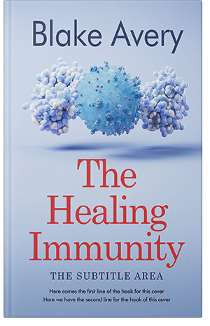 Premade Book Cover Periwinkle Gray