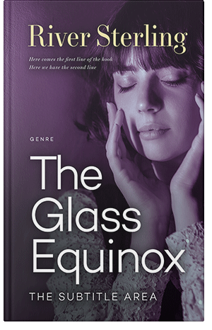 Premade Book Cover Bleached Cedar